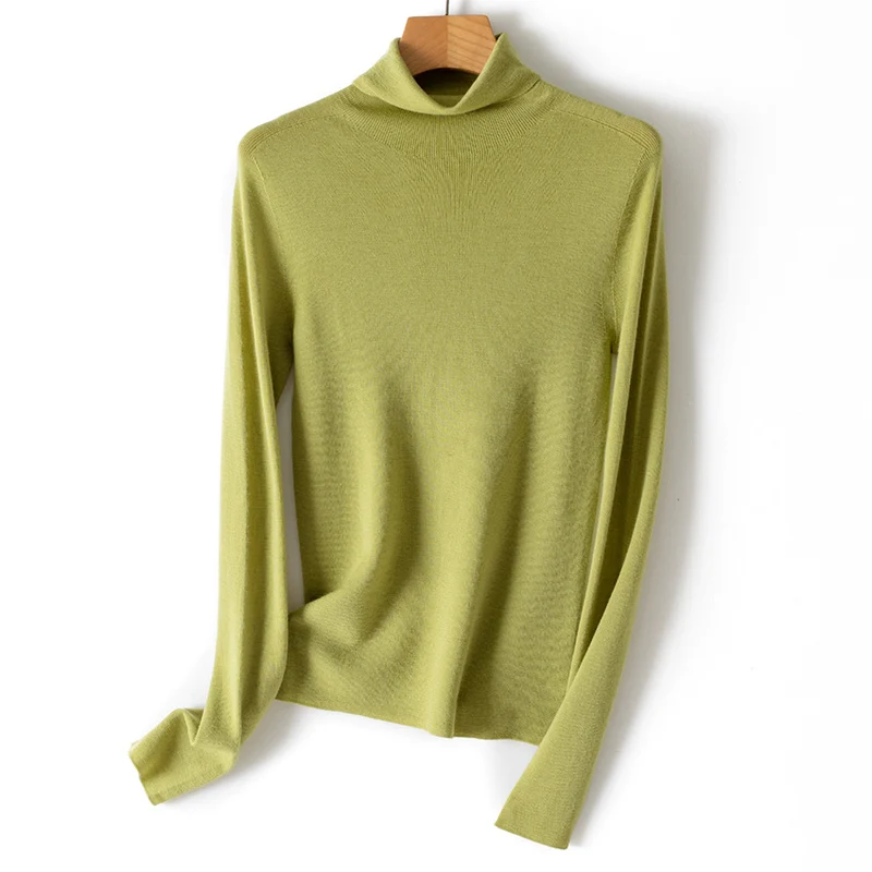 Damen Leichter Feinstrick-Rollkragenpullover mit fließender Passform Drune