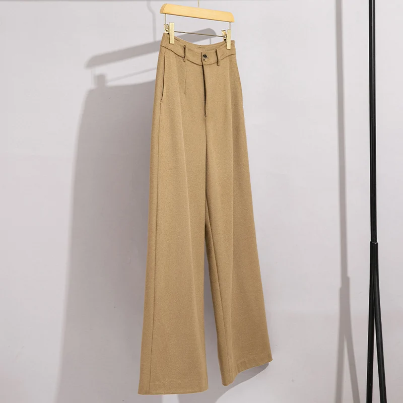 Damen Lang geschnittener Wollmix-Blazer mit Ein-Knopf-Verschluss und Pattentaschen Drune