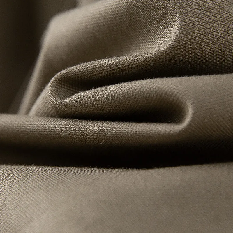 Damen Klassischer Trenchcoat mit Gürtel und Sturmblende Drune