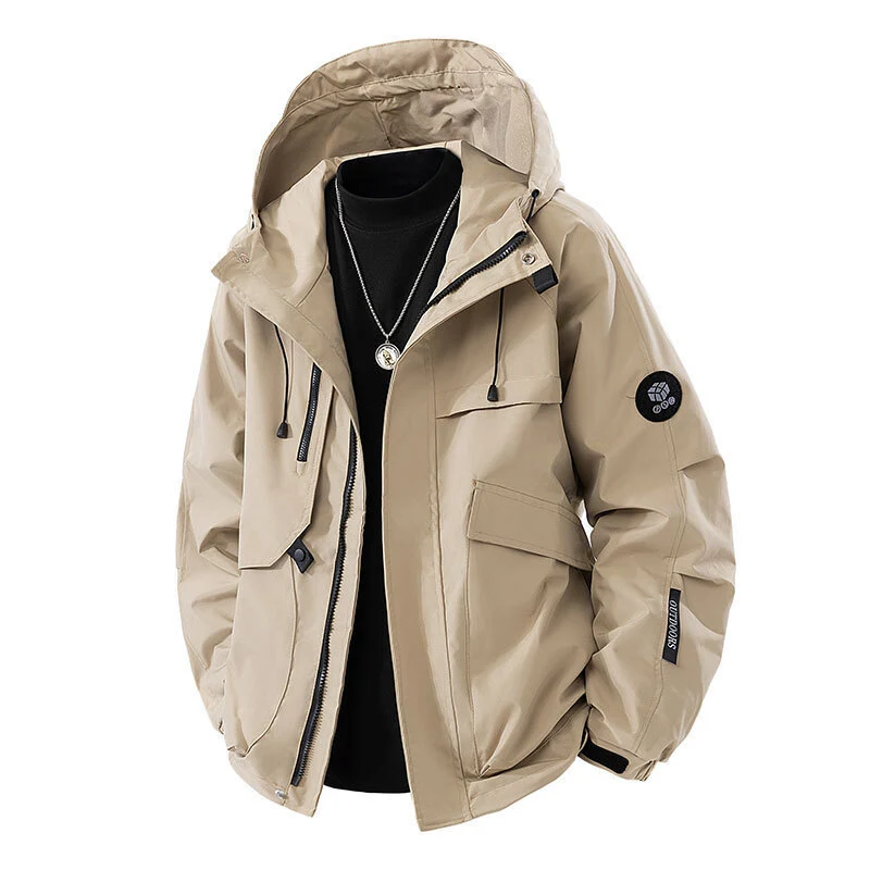 Herren Wasserfeste Outdoor-Jacke mit praktischen Taschen Drune
