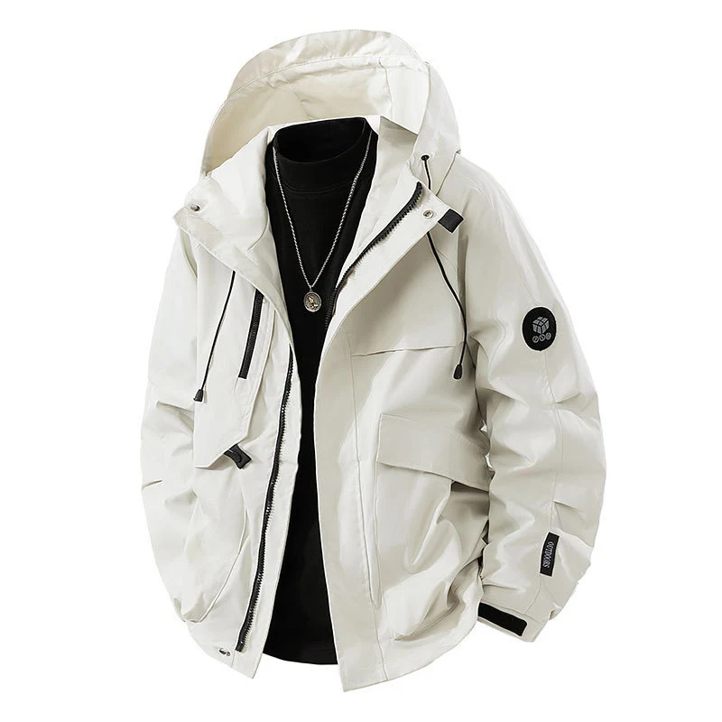 Herren Wasserfeste Outdoor-Jacke mit praktischen Taschen Drune