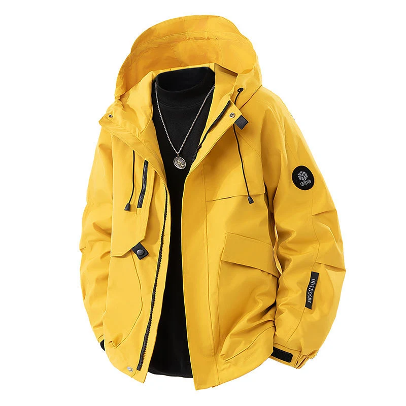 Herren Wasserfeste Outdoor-Jacke mit praktischen Taschen Drune