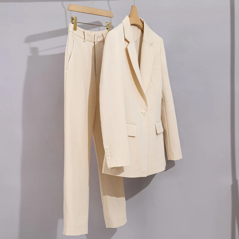 Damen Figurbetonter Midilanger Business-Blazer mit Reverskragen und formgebenden Abnähern Drune