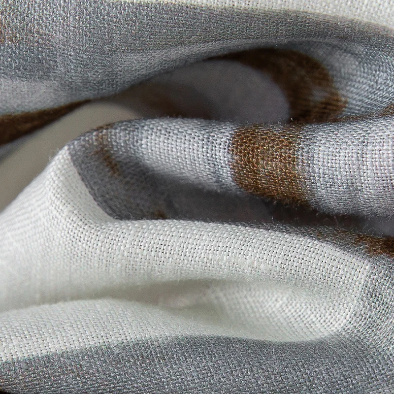 Damen A‑Linien‑Midirock mit hoher Taille und aquarelligem Karomuster Drune