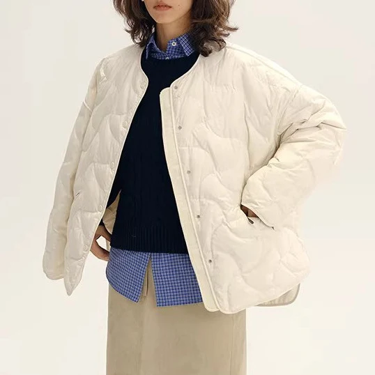 Damen Wendejacke mit hohem Kragen Drune