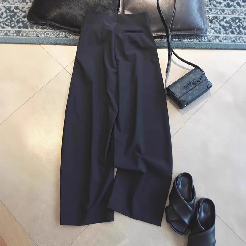 Damen Weit geschnittene schicke Hose Drune