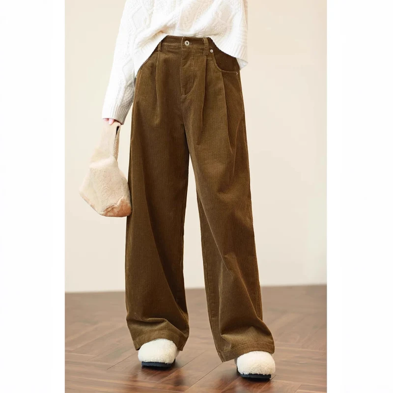 Damen Weit geschnittene Cordhose Drune