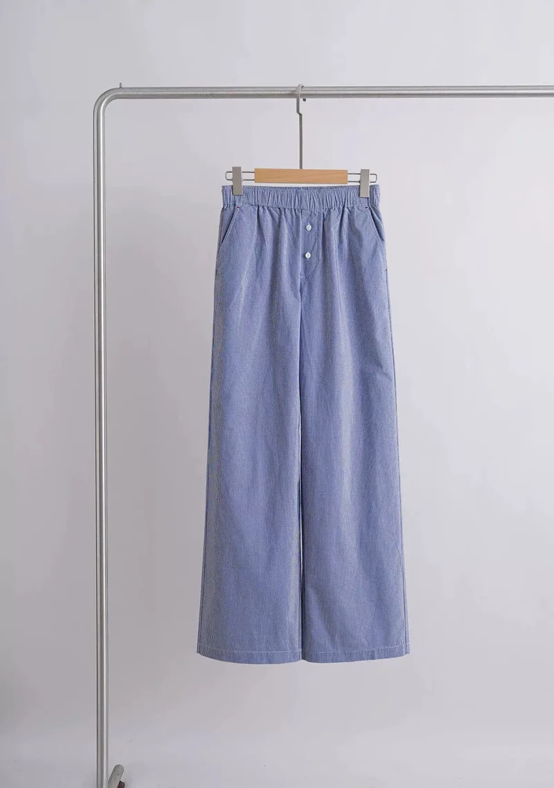 Damen Weit geschnittene Baumwollhose Drune