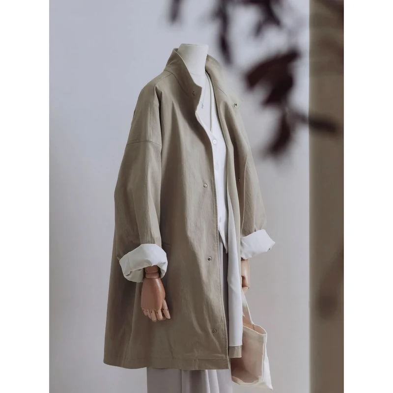 Damen Urbaner Oversized Mantel Drune