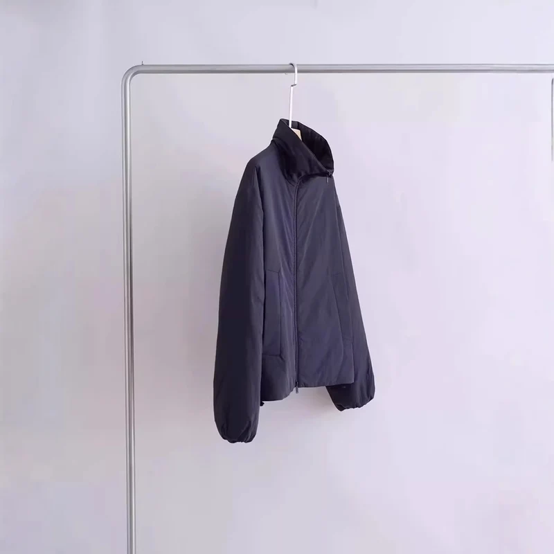 Damen Übergangsjacke mit hohem Kragen und seitlichen Taschen Drune