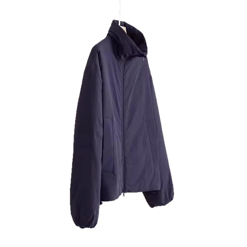 Damen Übergangsjacke mit hohem Kragen und seitlichen Taschen Drune