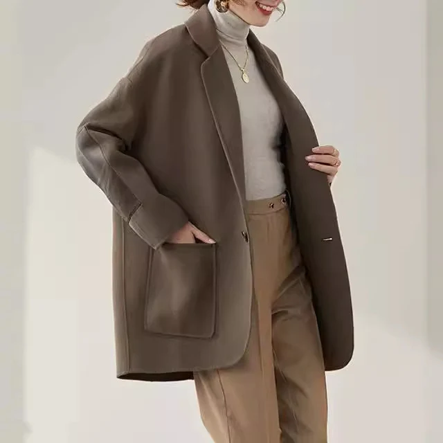 Damen stylischer und bequemer Oversized-Blazer Drune