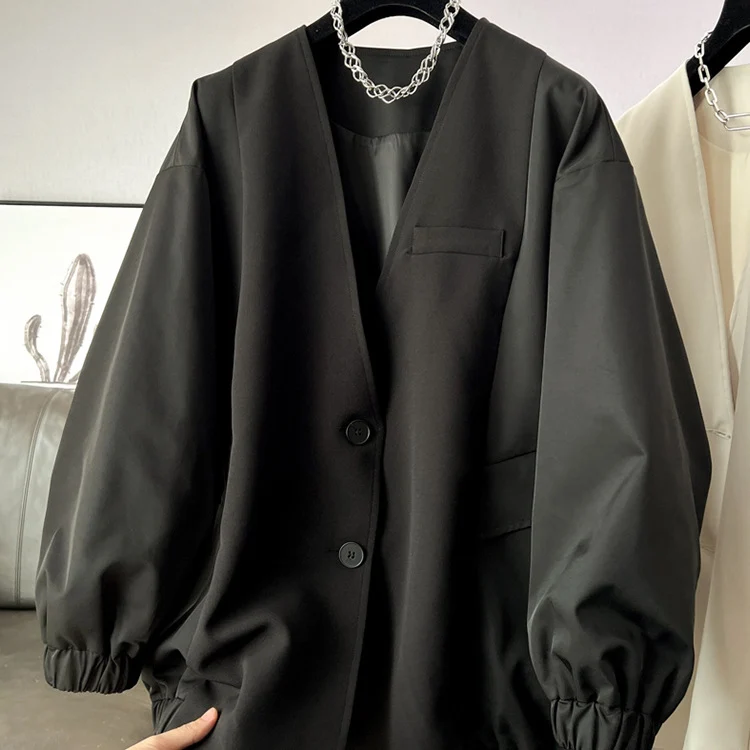 Damen Stylischer Oversized-Blazer Drune