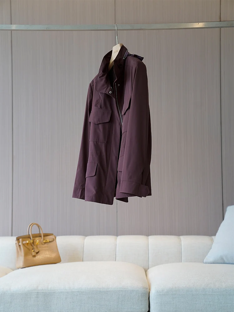 Damen Stylische Übergangsjacke mit praktischen Taschen Drune