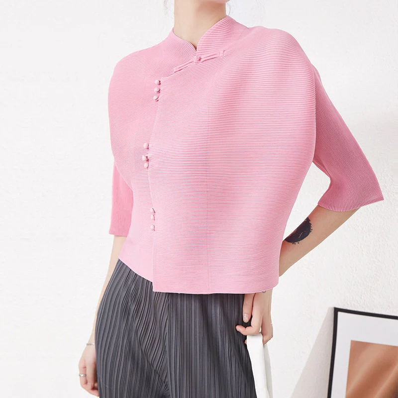Damen Stylische Tunika mit asymmetrischem Schnitt Drune