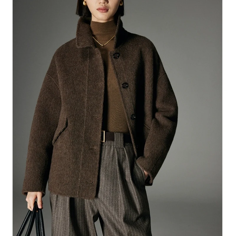 Damen Stilvolle Wolljacke Drune