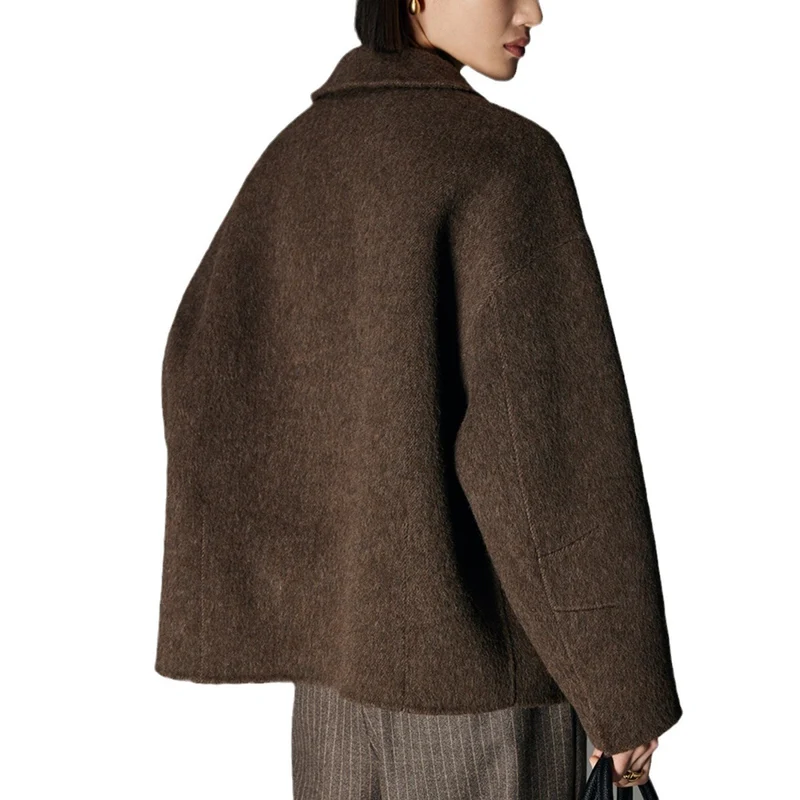 Damen Stilvolle Wolljacke Drune