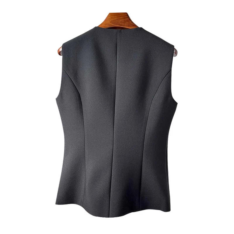 Damen Stilvolle ärmellose Blazer-Weste Drune