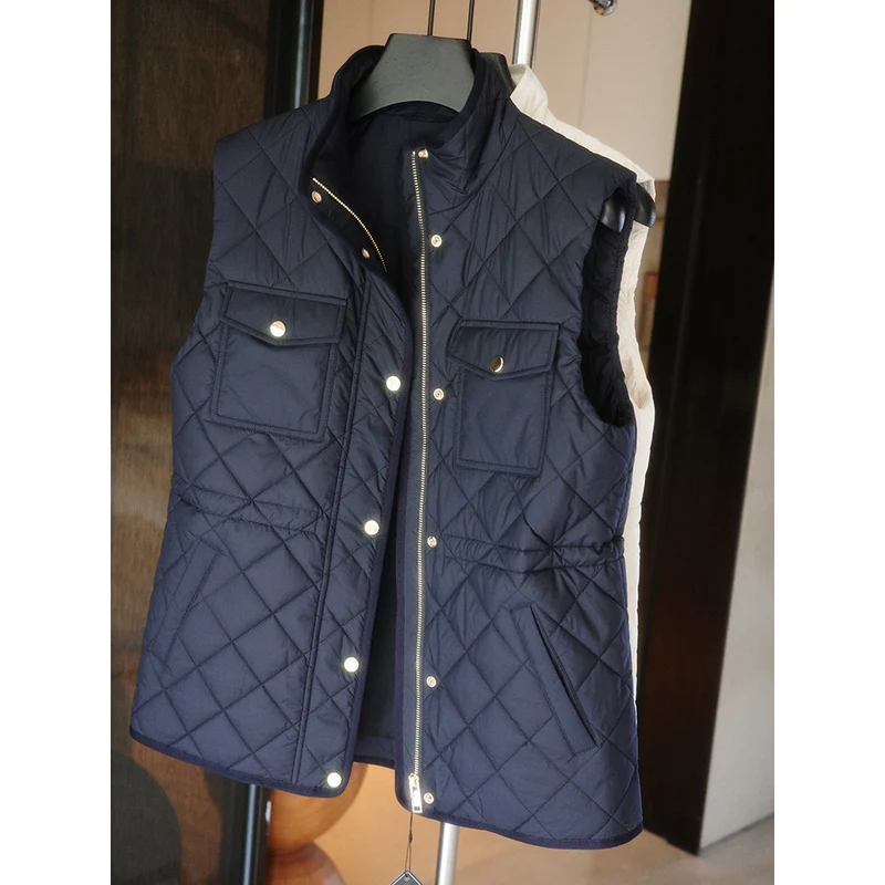 Damen Steppweste mit praktischen Taschen Drune