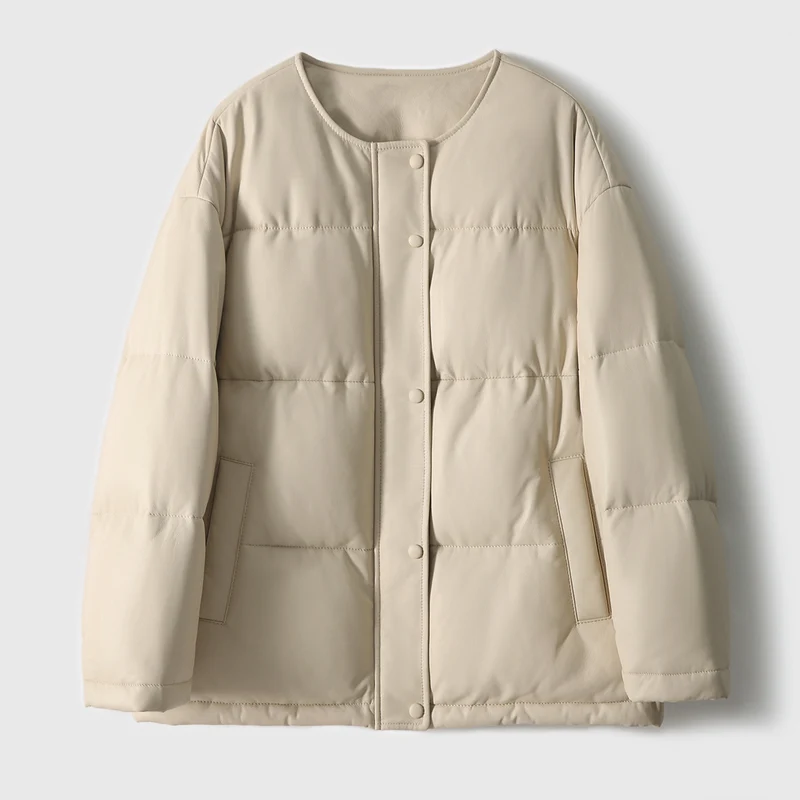 Damen Steppjacke mit hohem Kragen Drune
