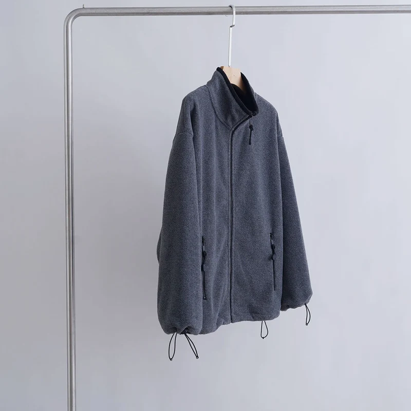 Damen Sportliche Fleecejacke mit hohem Kragen Drune