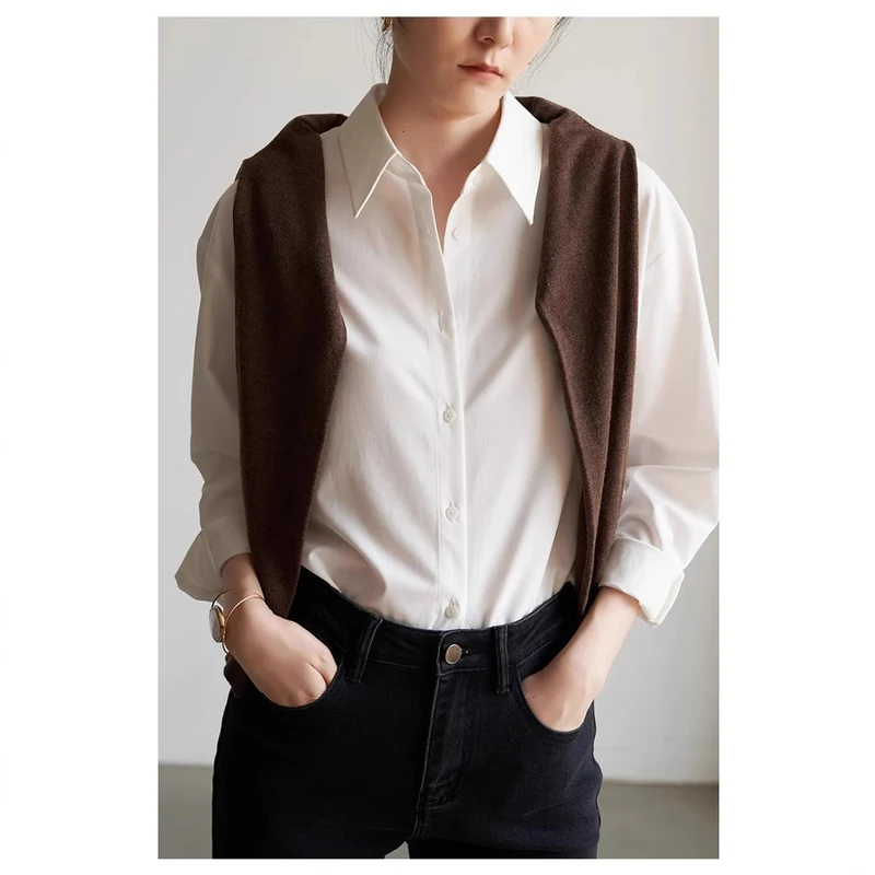 Damen Schicke und lässige Bluse mit oversized Schnitt Drune