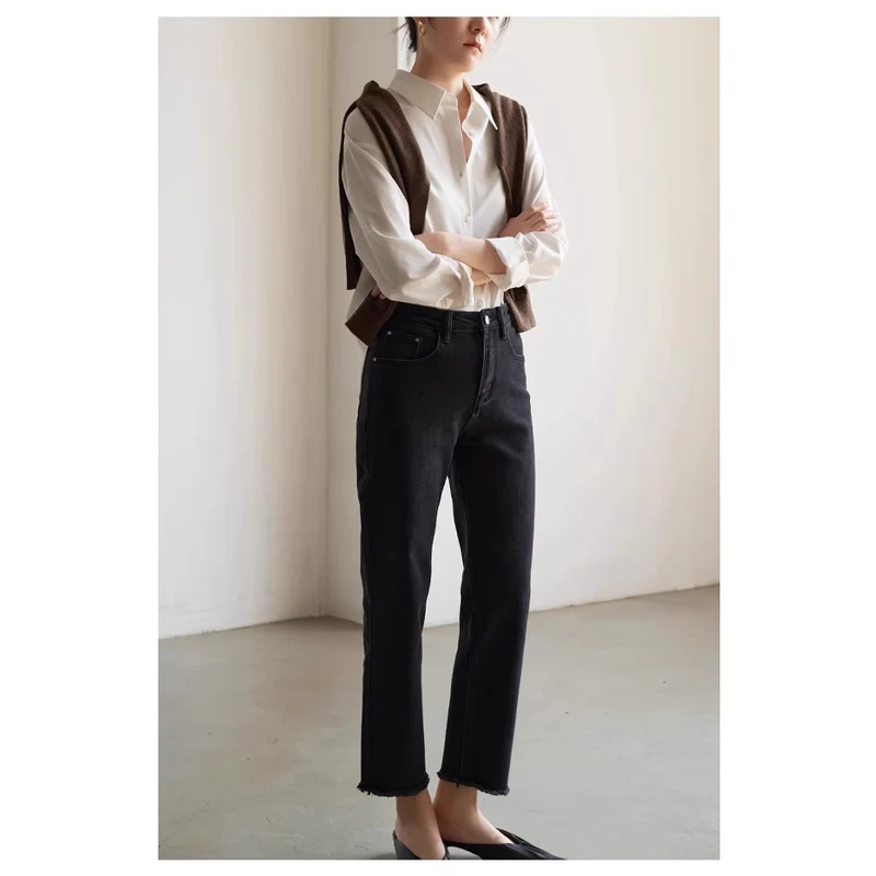 Damen Schicke und lässige Bluse mit oversized Schnitt Drune