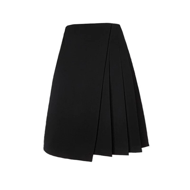Damen Plissierter Minirock mit hoher Taille Drune