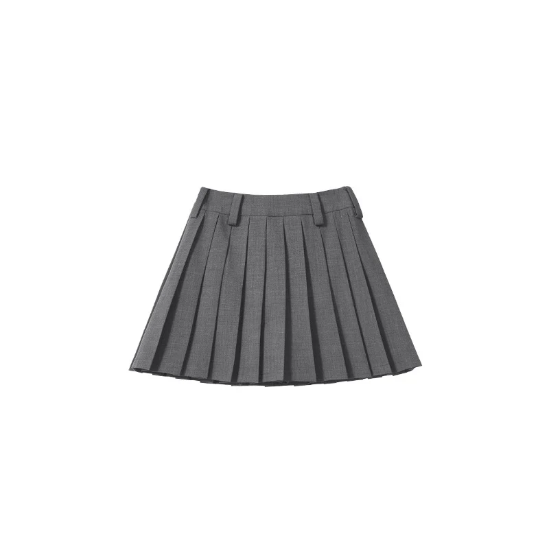Damen Plissierter Midi-Rock Drune