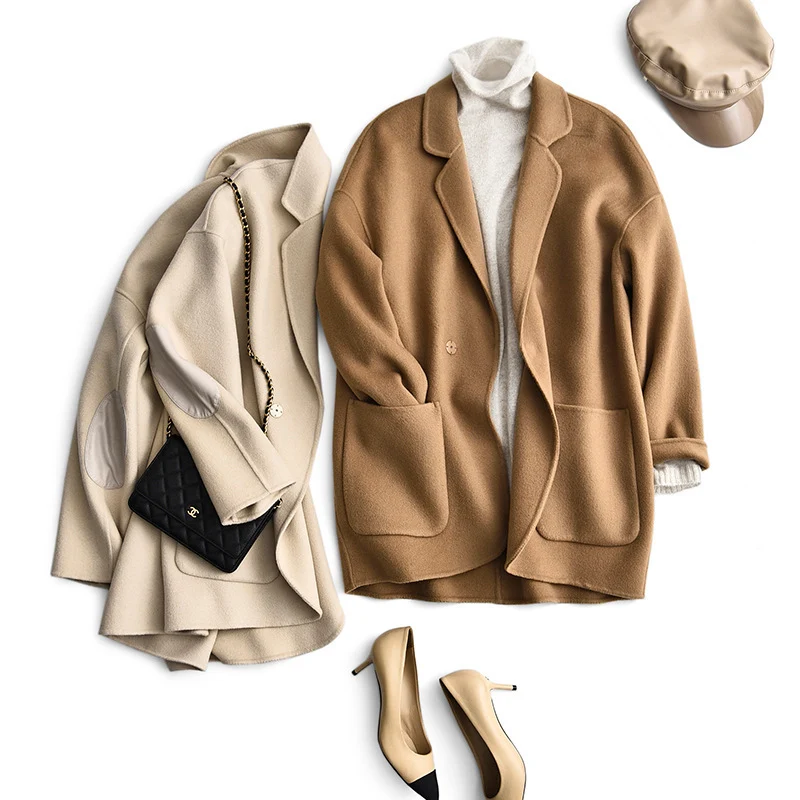 Damen Oversized Wolljacke Drune