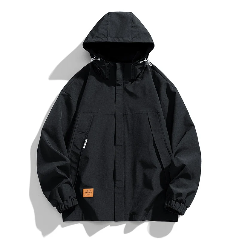 Drune | Wetterfeste outdoorjacke mit kapuze für herren