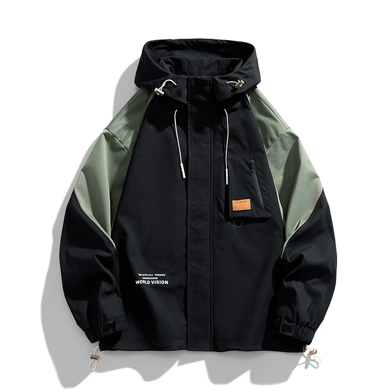 Drune | Wetterfeste outdoorjacke mit kapuze für herren