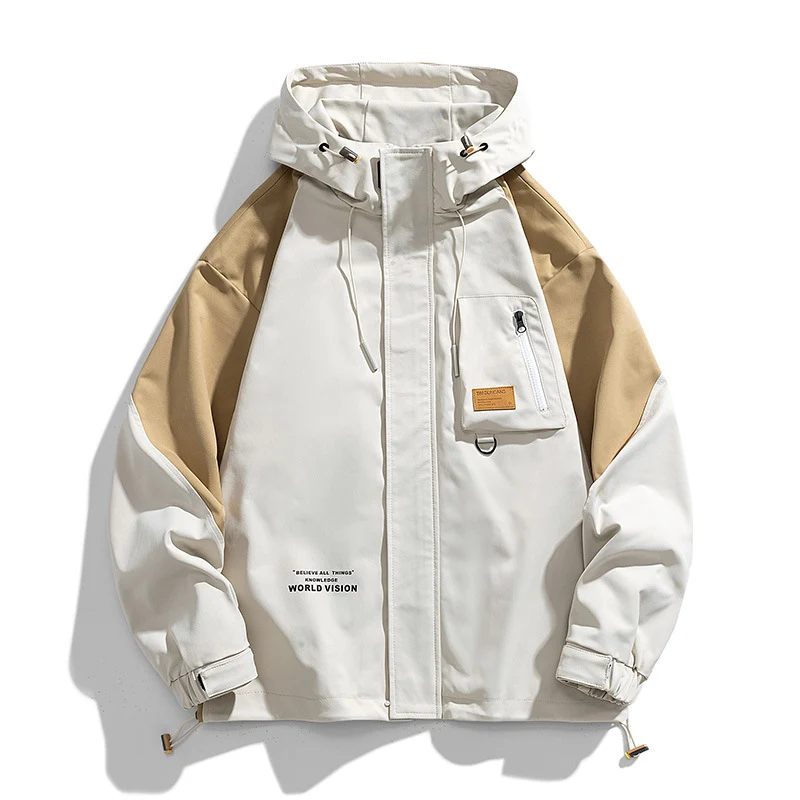 Drune | Wetterfeste outdoorjacke mit kapuze für herren