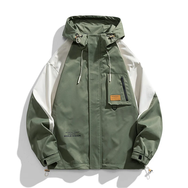 Drune | Wetterfeste outdoorjacke mit kapuze für herren