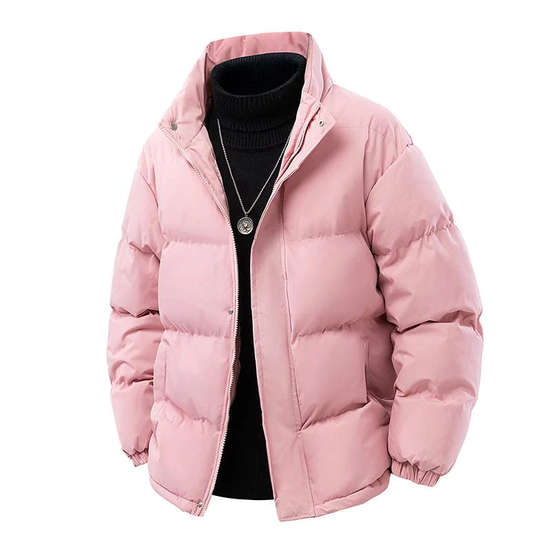 Herren Wattierte Oversize-Pufferjacke mit wasserabweisender Shell, hohem Stehkragen und verdecktem Reißverschluss Drune