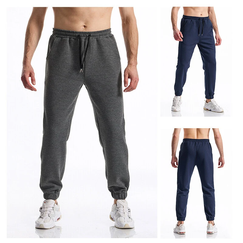 Herren Texturierte Jogginghose mit elastischem Bund, Tunnelzug und gebündeltem Beinabschluss Drune