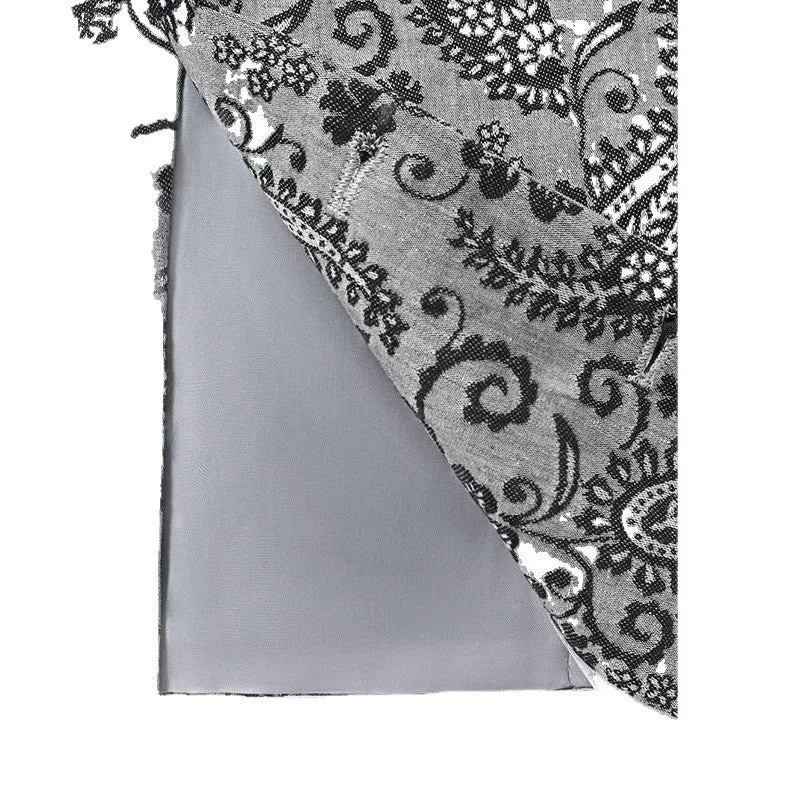 Herren Taillierte Anzugweste mit Paisley‑Jacquard und V‑Ausschnitt Drune