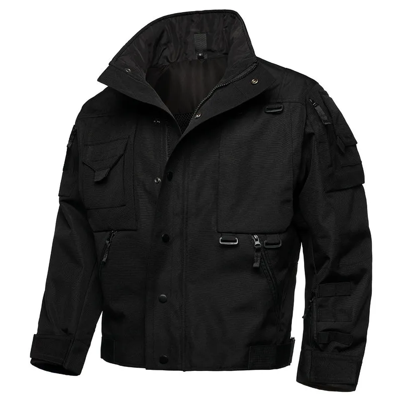 Herren Tactical Field Jacke mit Multi‑Taschen, verstellbaren Bündchen und wasserabweisender Ripstop‑Qualität Drune
