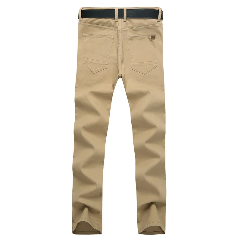Herren Slim Fit Stretch-Hose mit elastischem Bund und geradem Bein Drune
