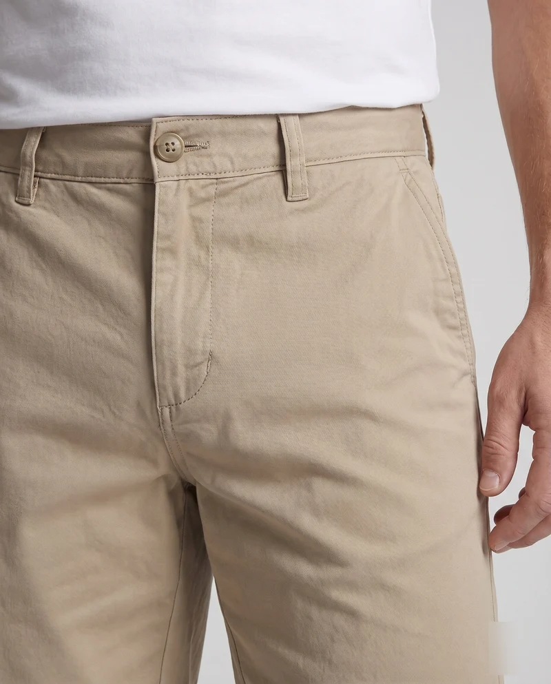 Herren Chino-Shorts Gerades Bein Seitliche Taschen