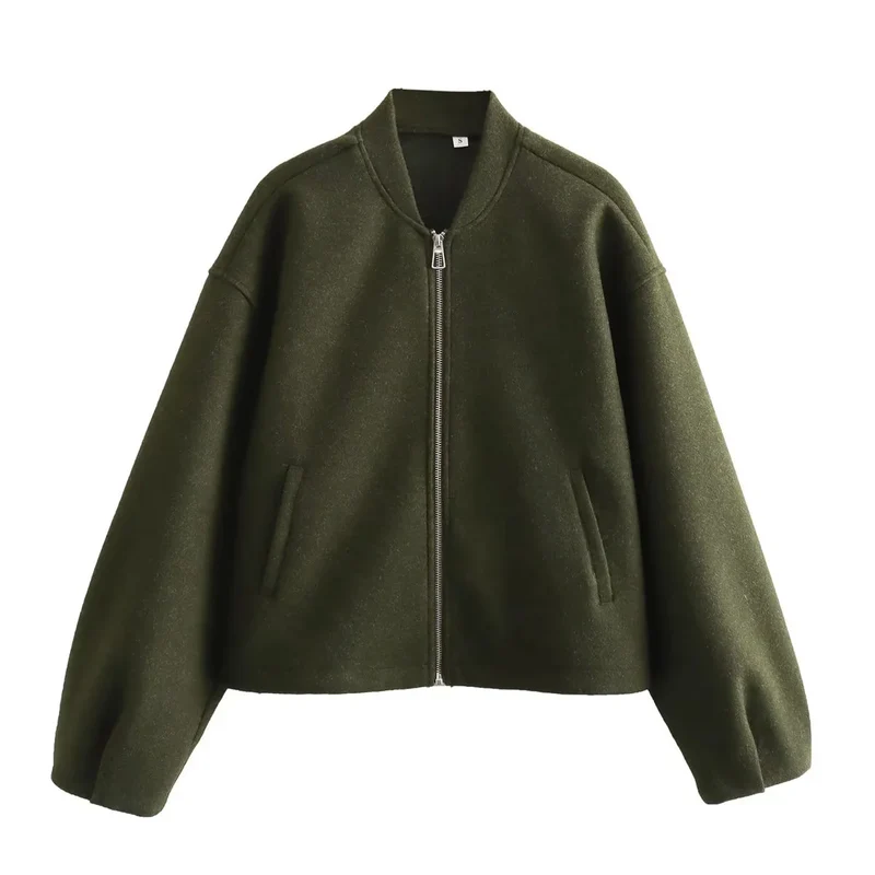Damen Fleecejacke mit modernem Stehkragen und praktischen Taschen Drune