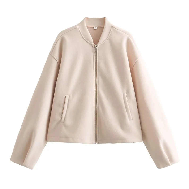 Damen Fleecejacke mit modernem Stehkragen und praktischen Taschen Drune