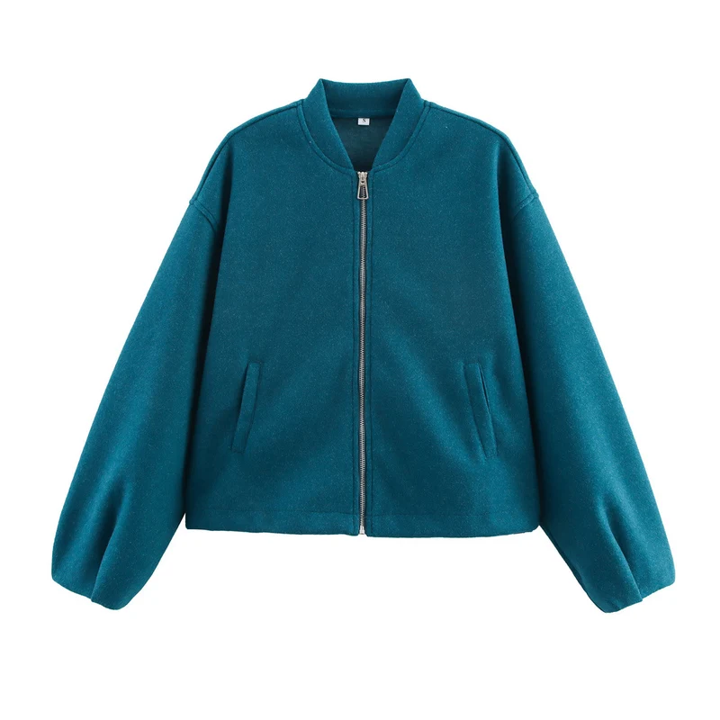 Damen Fleecejacke mit modernem Stehkragen und praktischen Taschen Drune