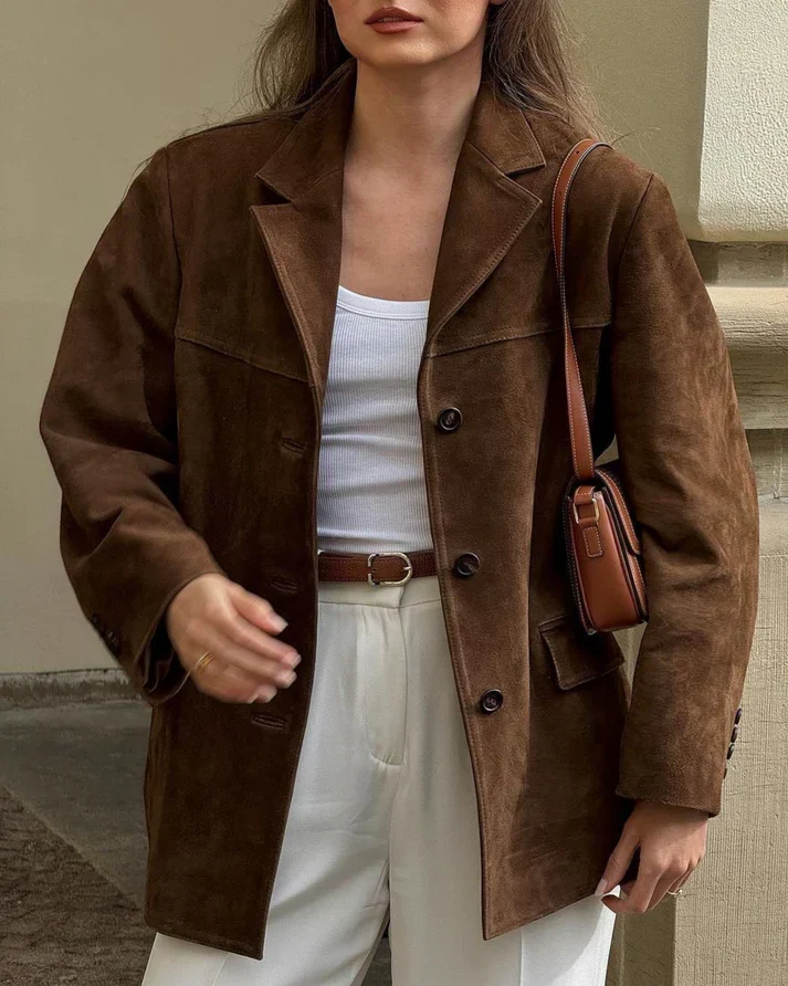 Drune | Wildleder Blazer