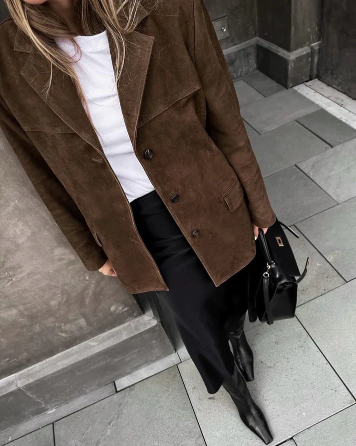 Drune | Wildleder Blazer