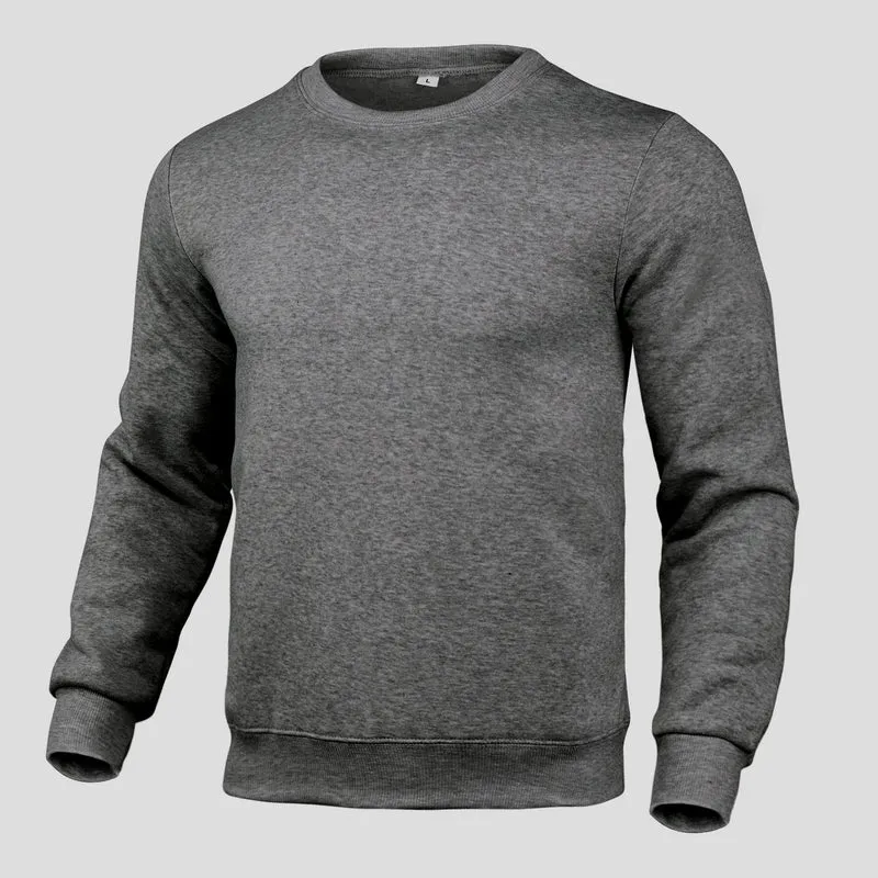 Herren Komfortabler Rundhals-Pullover aus hochwertigem Baumwollmix Drune