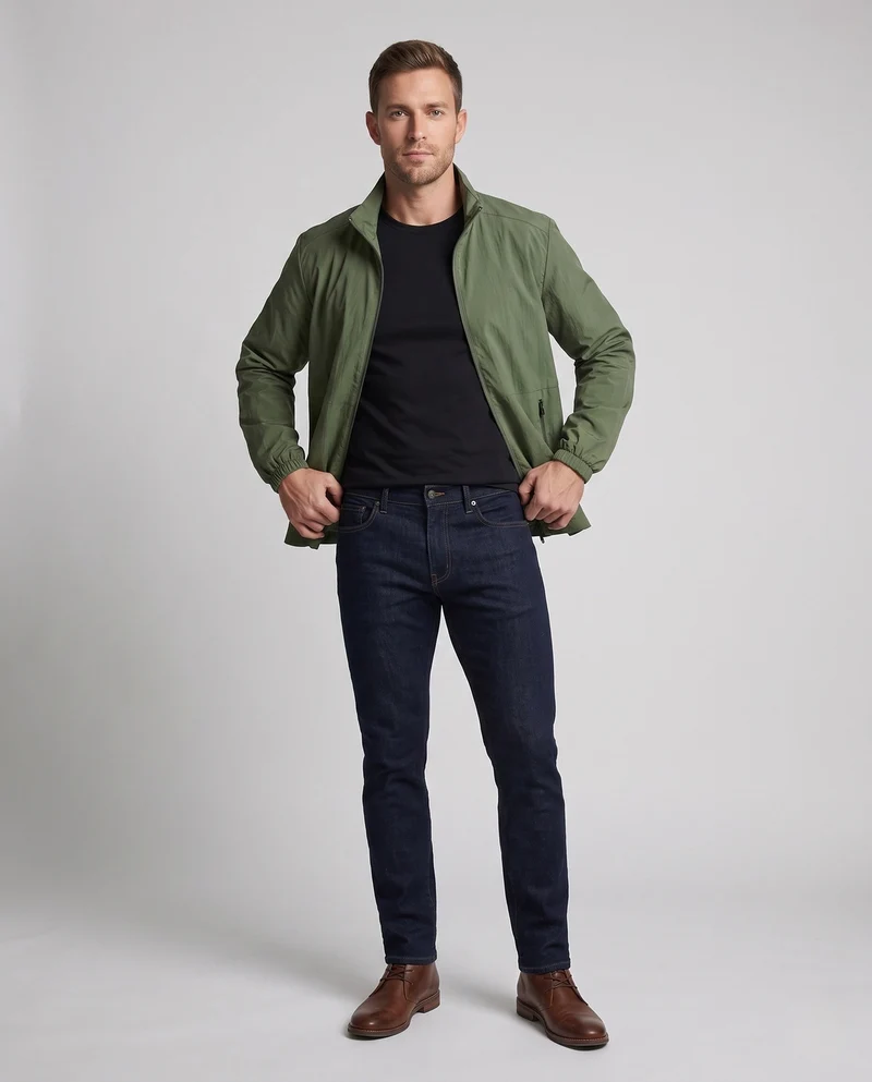 Herren leichte wasserdichte Outdoor-Jacke Drune