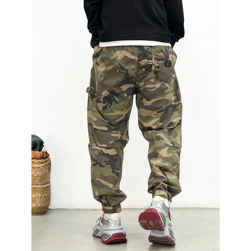 Herren Bequeme Camouflage Cargo-Hose Drune