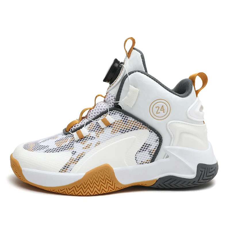 Unisex High-Top Basketball-Sneaker mit Drehverschluss und atmungsaktivem Mesh Drune