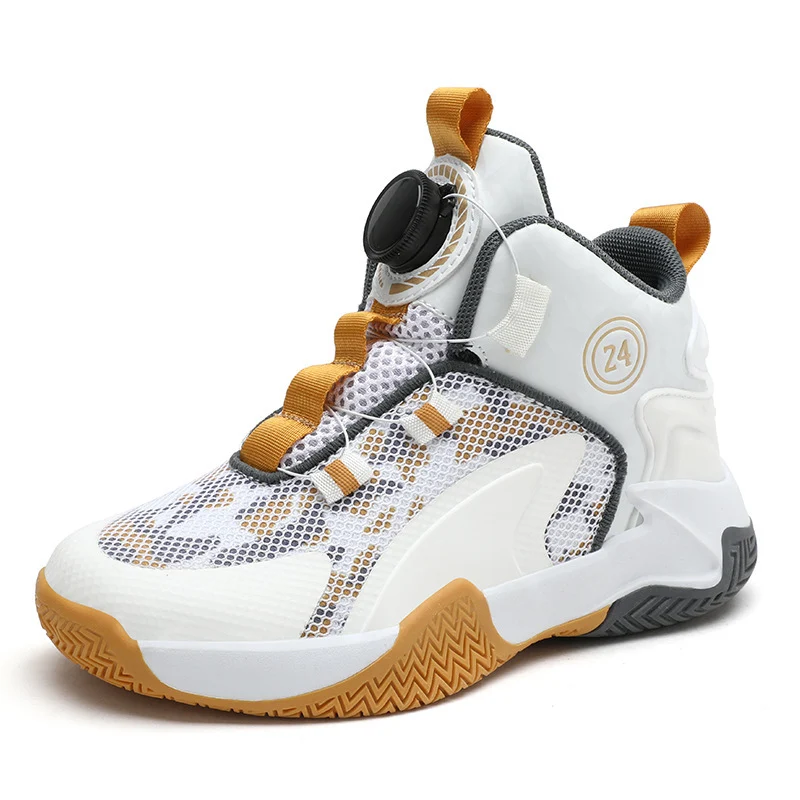 Unisex High-Top Basketball-Sneaker mit Drehverschluss und atmungsaktivem Mesh Drune
